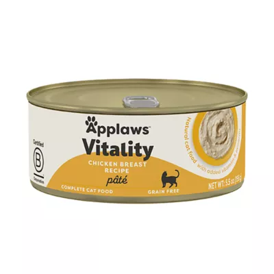 Product Applaws Vitality Adult Cat Wet Food - Pate, 5.5 Oz