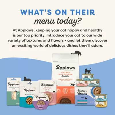Product Applaws Cat - Adult, Wet Food, Vitality, Pate, Fish Selection, Variety Pack, 12 CT, 29.64 OZ