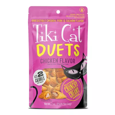 Product Tiki Cat - Adult, Duets, Cat Treats, Chicken, 2 OZ