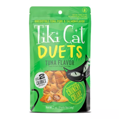 Product Tiki Cat - Adult, Duets, Treats, Tuna, 2 OZ