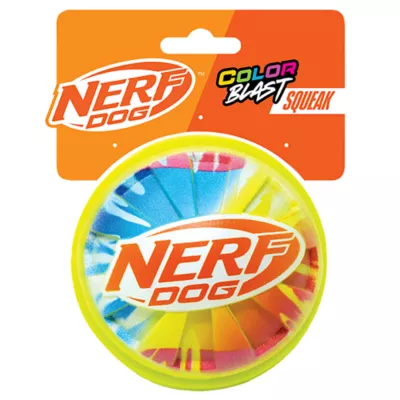 Product Nerf Color Blast Squeaker Ball Dog Toy