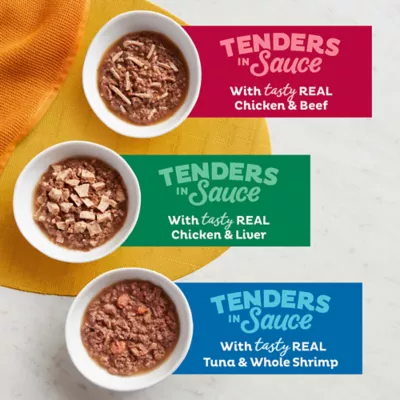 Product Meow Mix Surf N Turf - Variety Pack, 12 CT, 33 OZ