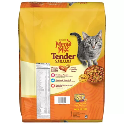 Product Meow Mix Tender Centers Dry Cat Food All Ages - Salmon, Chicken