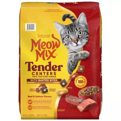 Product Meow Mix Tender Centers With Basted Bites - Beef, Salmon