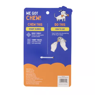 Product Joyhound® Pineapple Treat Dispensing Dog Toy