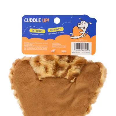 Product Joyhound® Crazy Comfy Flattie Giraffe Squeaker Crinkle Plush Dog Toy