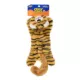 Product Joyhound® Crazy Comfy Flattie Tiger Squeaker Crinkle Plush Dog Toy