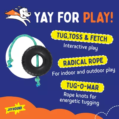 Product Joyhound® Tire Rope Dog Toy