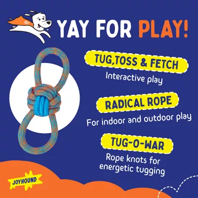 Product Joyhound® Figure 8 Rope Dog Toy