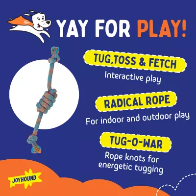 Product Joyhound® 3-Knot Tug Rope Dog Toy