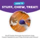 Product Outward Hound Dental Grapes Treat Stuffer Chew Dog Toy