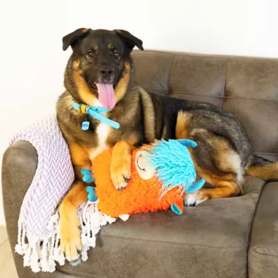 Product  KONG® Comfort Highland Cow Squeaker Crinkle Dog Toy