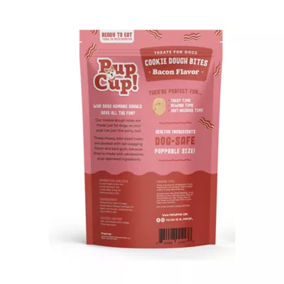 Product PupCup! Bacon Cookie Dough Bites All Life Stages Frozen Dog Treats - 8 oz