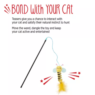 Product Whisker City® Bee Teaser Toy Attachment