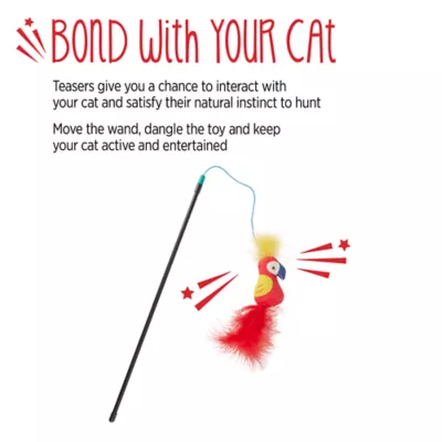 Product Whisker City® Jungle Mix & Match Teaser Attachements Cat Toy 3 Count