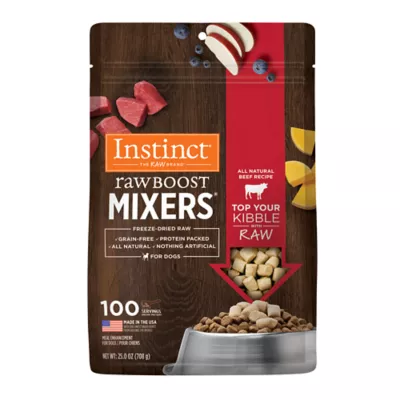 Product Instinct® Raw Boost Mixers Freeze-Dried All Life Stages Dog Food Topper - Raw, Grain Free, Beef