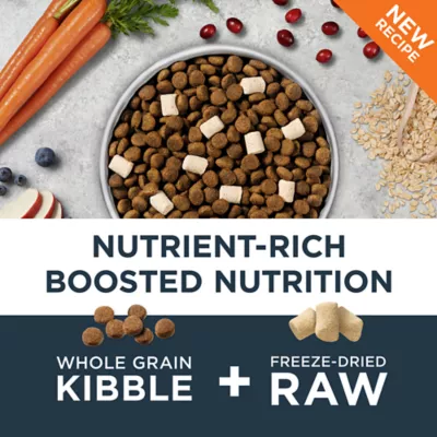 Product Instinct® RawBoost Whole Grain Kibble + Freeze-Dried Raw Puppy Dry Dog Food - Chicken & Brown Rice