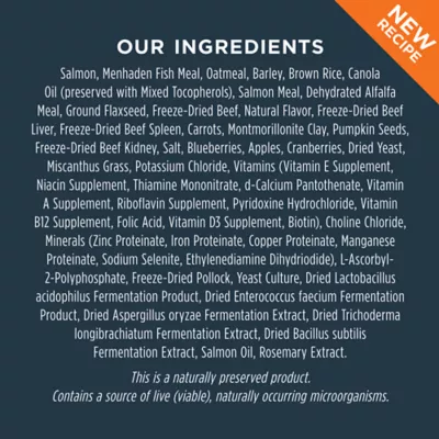 Product Instinct® RawBoost Whole Grain Kibble + Freeze-Dried Raw All Life Stage Dry Dog Food - Salmon & Rice