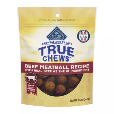 Product True Chews Beef Meatballs Dog Treats 12 OZ