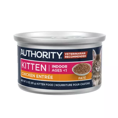 Product Authority Indoor Kitten Wet Cat Food - Pate, 3 oz
