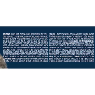 Product Authority Indoor Kitten Wet Cat Food - Pate, 3 oz