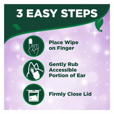 Product Vet's Best Ear Care Ear Relief Finger Wipes for Dogs - 50 count