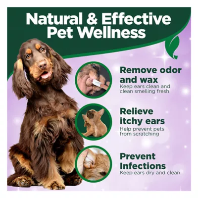 Product Vet's Best Ear Care Ear Relief Finger Wipes for Dogs - 50 count