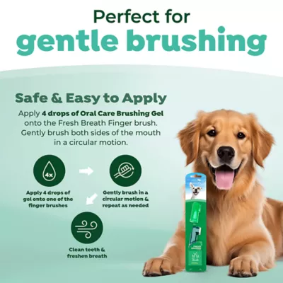 Product TropiClean Fresh Breath - Finger Brushes for Pets, 2 pack