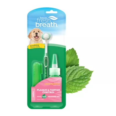 Product TropiClean Fresh Breath - Plaque and Tartar Control Kit for Puppies