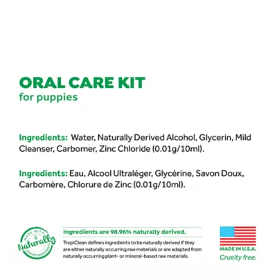 Product TropiClean Fresh Breath - Plaque and Tartar Control Kit for Puppies