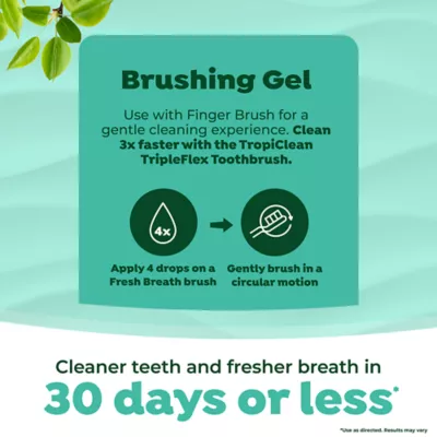 Product TropiClean Fresh Breath - Plaque and Tartar Control Kit for Puppies