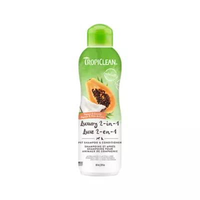 Product TropiClean Luxury 2-in-1 Shampoo and Conditioner for Dogs & Cats - Papaya & Coconut