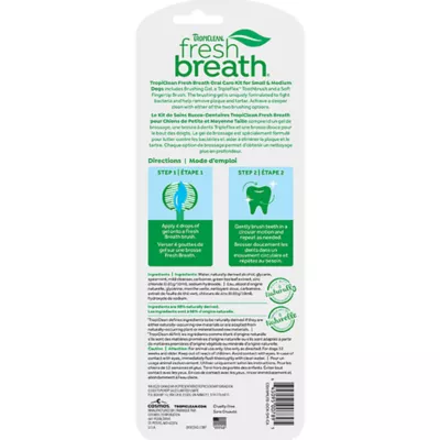 Product TropiClean Fresh Breath - Plaque & Tartar Control Kit for Small & Medium Dogs