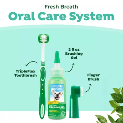 Product TropiClean Fresh Breath - Plaque & Tartar Control Kit for Small & Medium Dogs
