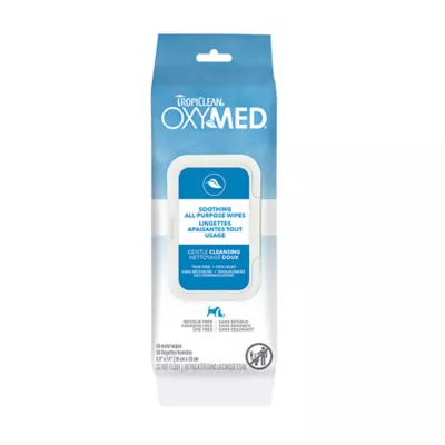 Product TropiClean OxyMed Soothing Relief Wipes for Dogs & Cats