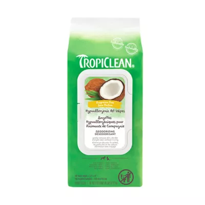 Product TropiClean Hypoallergenic Cleaning Wipes for Dogs & Cats