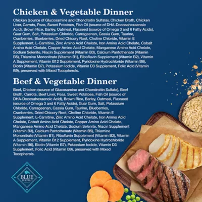 Product Blue Buffalo Homestyle Recipe Variety Pack Senior 7+ Wet Dog Food - Chicken & Beef, 6 Count