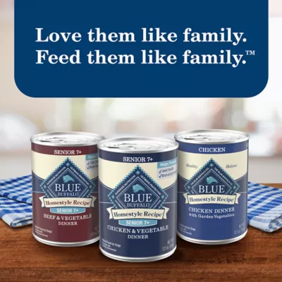 Product Blue Buffalo Homestyle Recipe Variety Pack Senior 7+ Wet Dog Food - Chicken & Beef, 6 Count