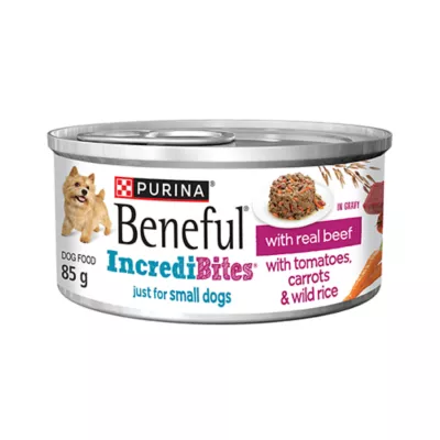 Product Beneful Incredibites Wet Dog Food In Gravy with Real Beef, 85 g