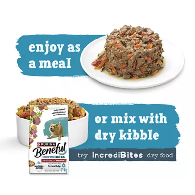 Product Beneful Incredibites Wet Dog Food In Gravy with Real Beef, 85 g