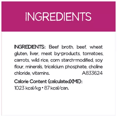 Product Beneful Incredibites Wet Dog Food In Gravy with Real Beef, 85 g