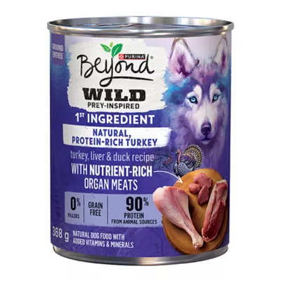 Product Beyond Wild Wet Dog Food - Turkey, Liver & Duck Recipe, 368 g