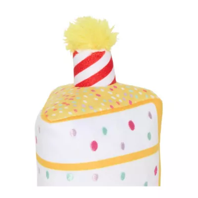 Product Hotel Doggy Birthday Theme Confetti Birthday Cake Plush Dog Toy