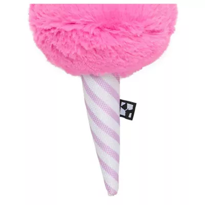 Product Hotel Doggy Birthday Cotton Candy Plush Dog Toy