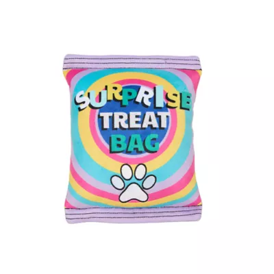 Product Hotel Doggy Birthday Surprise Bag Plush Dog Toy