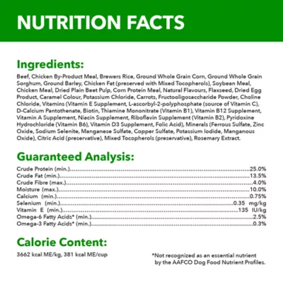 Product IAMS Adult Dry Dog Food - Beef and Rice Recipe