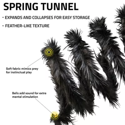 Product Playology® Feather Tunnel Cat Toy