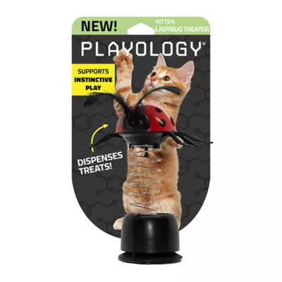 Product Playology® Ladybug Treat Dispenser Cat Toy