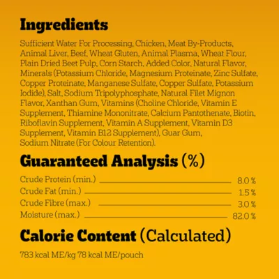 Product Pedigree Adult Wet Dog Food Choice Cuts in Gravy