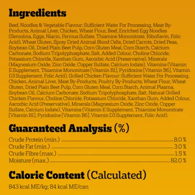 Product Pedigree Adult Wet Dog Food Choice Cuts in Gravy - Beef and Chicken Variety Pack 8 Count